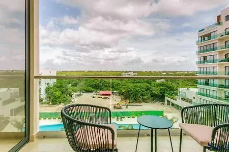 New Complex Resort Style With Amenities Near Downtown 7Min Playa del Carmen